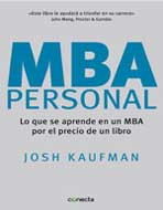 MBA personal, un libro para reflexionar
